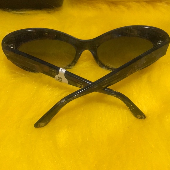 FAY Blue Iridescent cat eye style sunglasses - Picture 5 of 5